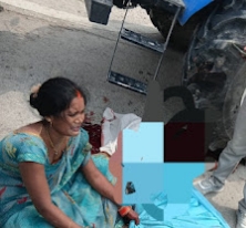 आज़मगढ़: वाहन का इंतजार कर रहे  यात्रियों को ट्रैक्टर ने कुचला, महिला की मौत, दो घायल