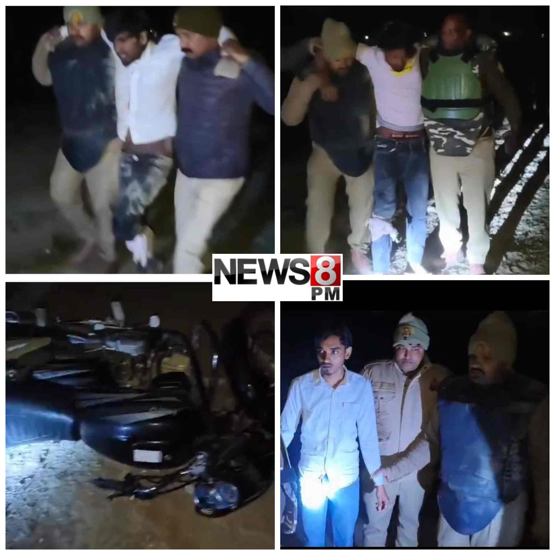 आजमगढ़: पुलिस पर फायरिंग पड़ी भारी, मुठभेड़ में दो घायल समेत तीन गोतस्कर गिरफ्तार