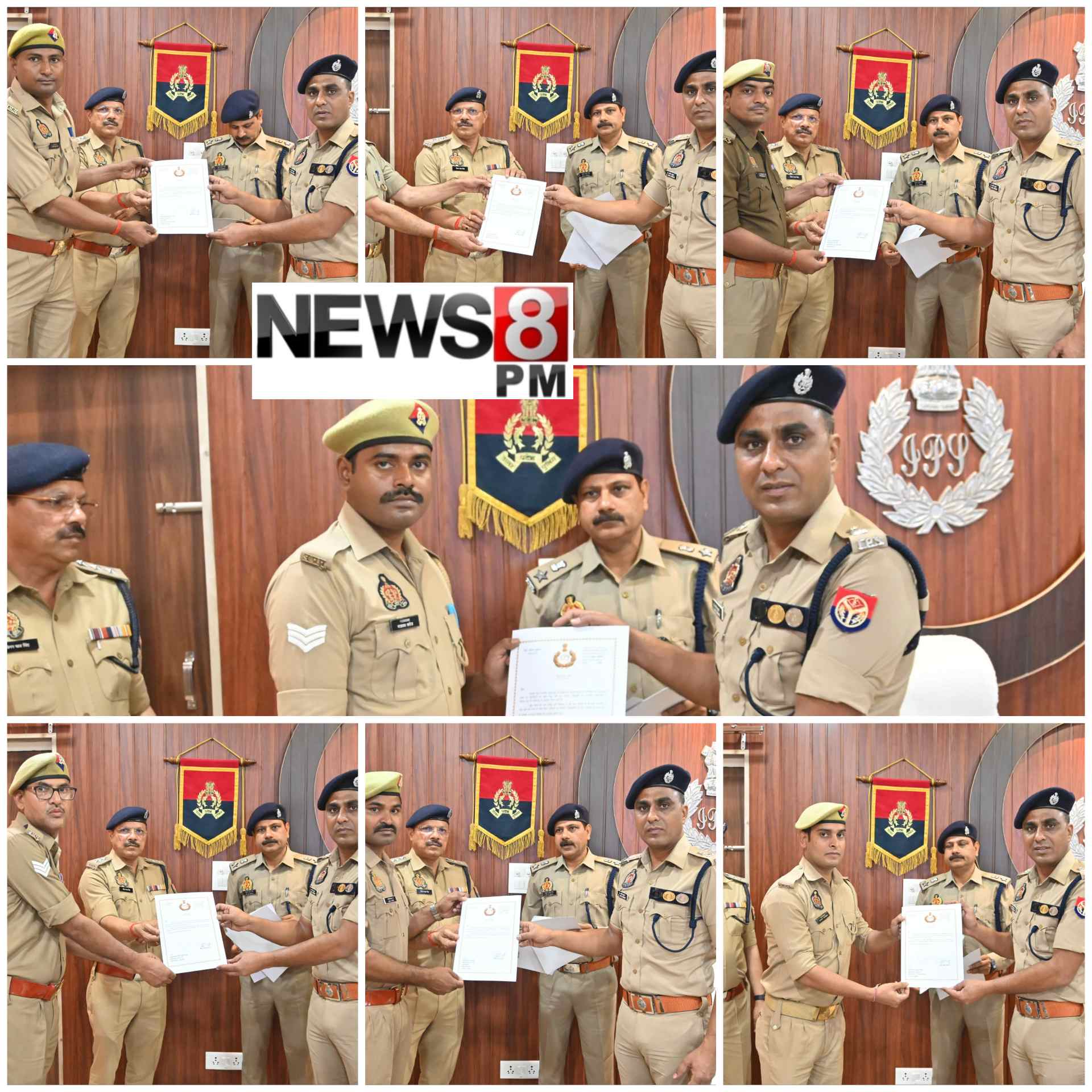 आज़मगढ़: हत्या के 15 दोषियों को उम्रकैद दिलाने वाली टीम सम्मानित, 7 पुलिसकर्मियों को प्रशस्ति पत्र