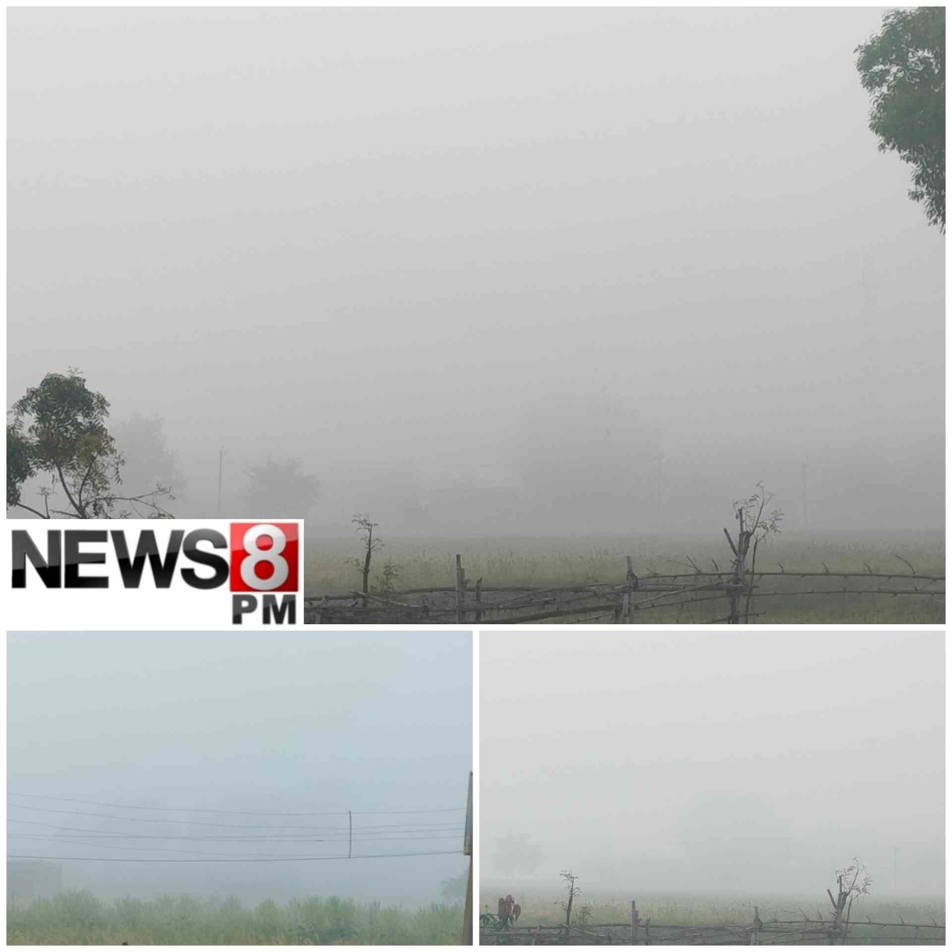 मौसम का अजीब खेल: मार्च में दिसंबर जैसा मौसम, आजमगढ़ में चैत में घना कोहरा देख हैरान लोग