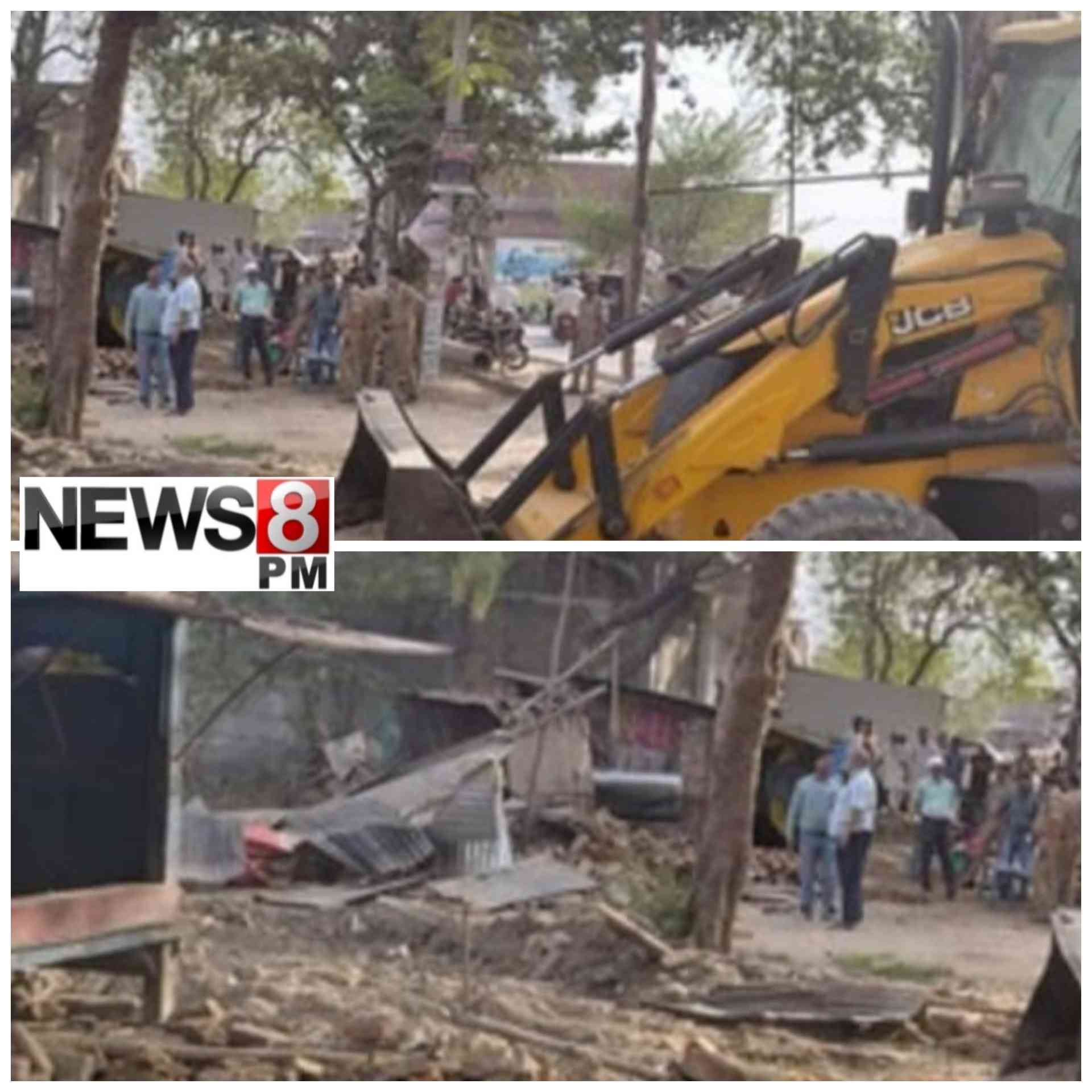 आज़मगढ़: लालगंज के खारंग उर्फ चकिया में करोड़ों की सरकारी जमीन से हटाया अवैध कब्जा