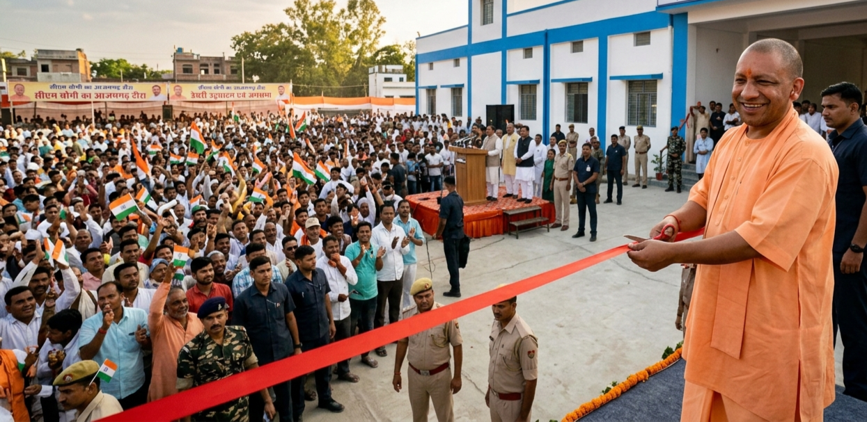 आजमगढ़ में सीएम का संभावित दौरा: डेयरी उद्घाटन संग जनसभा को संबोधित करेंगे सीएम योगी
