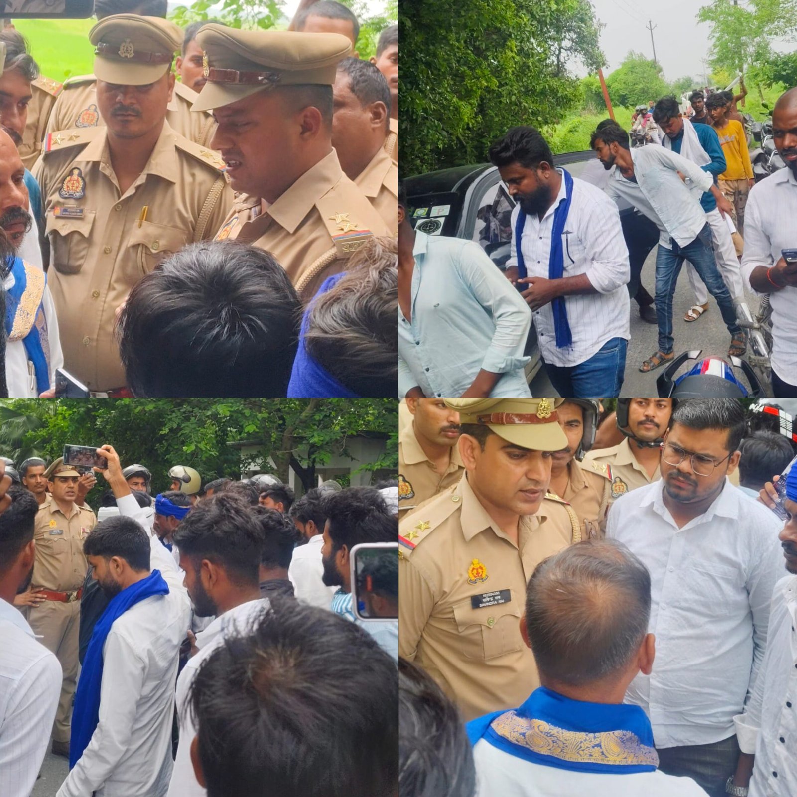 आजमगढ़ अटल आवासीय विद्यालय में छात्राओं से कथित उत्पीड़न के आरोप पर हंगामा, भीम आर्मी और अभिभावकों ने किया प्रधानाचार्य का घेराव