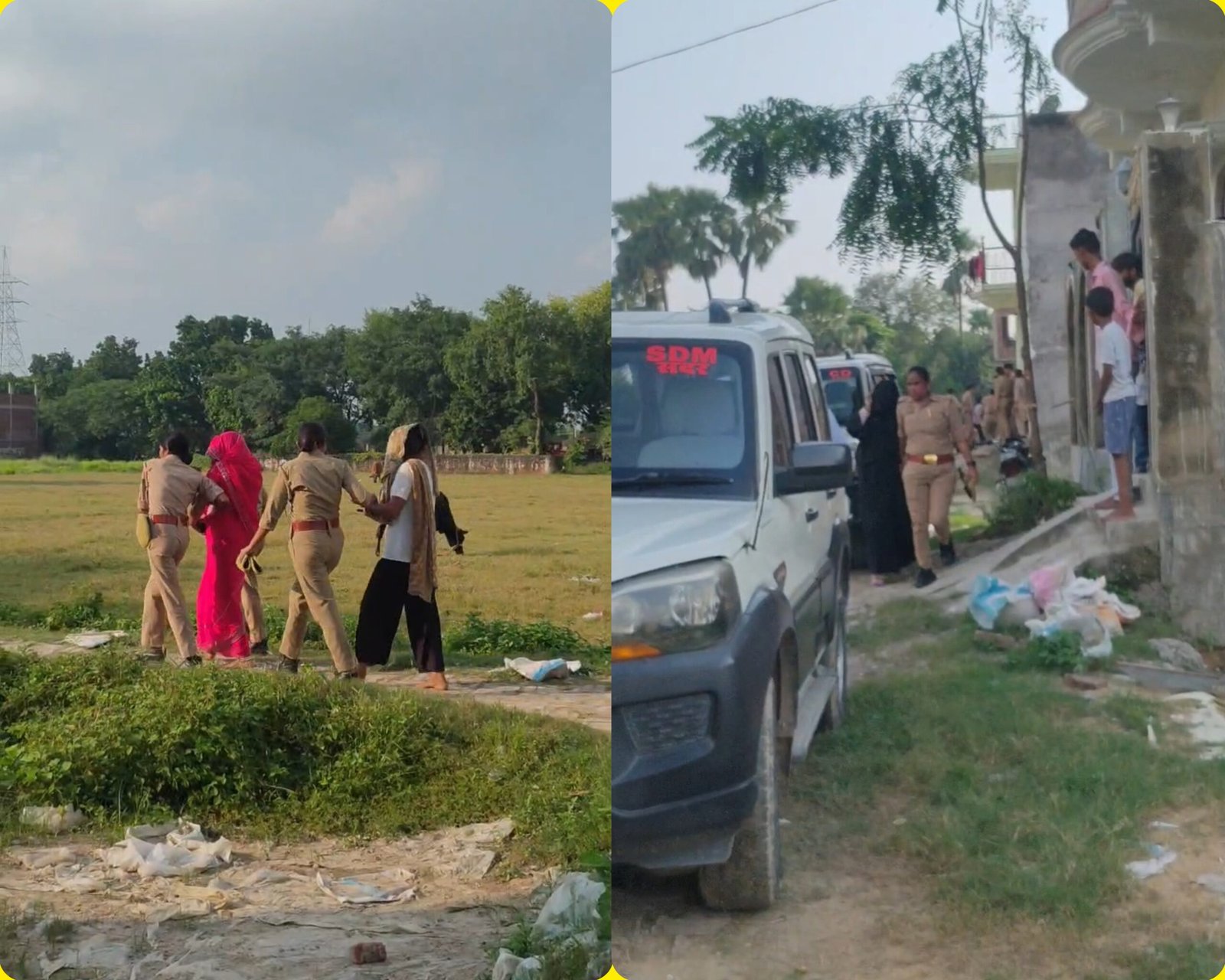 आजमगढ़ में सेक्स रैकेट की सूचना पर छापा! मकान से 4 महिलाएं हिरासत में, आपत्ति जनक वस्तुएं बरामद